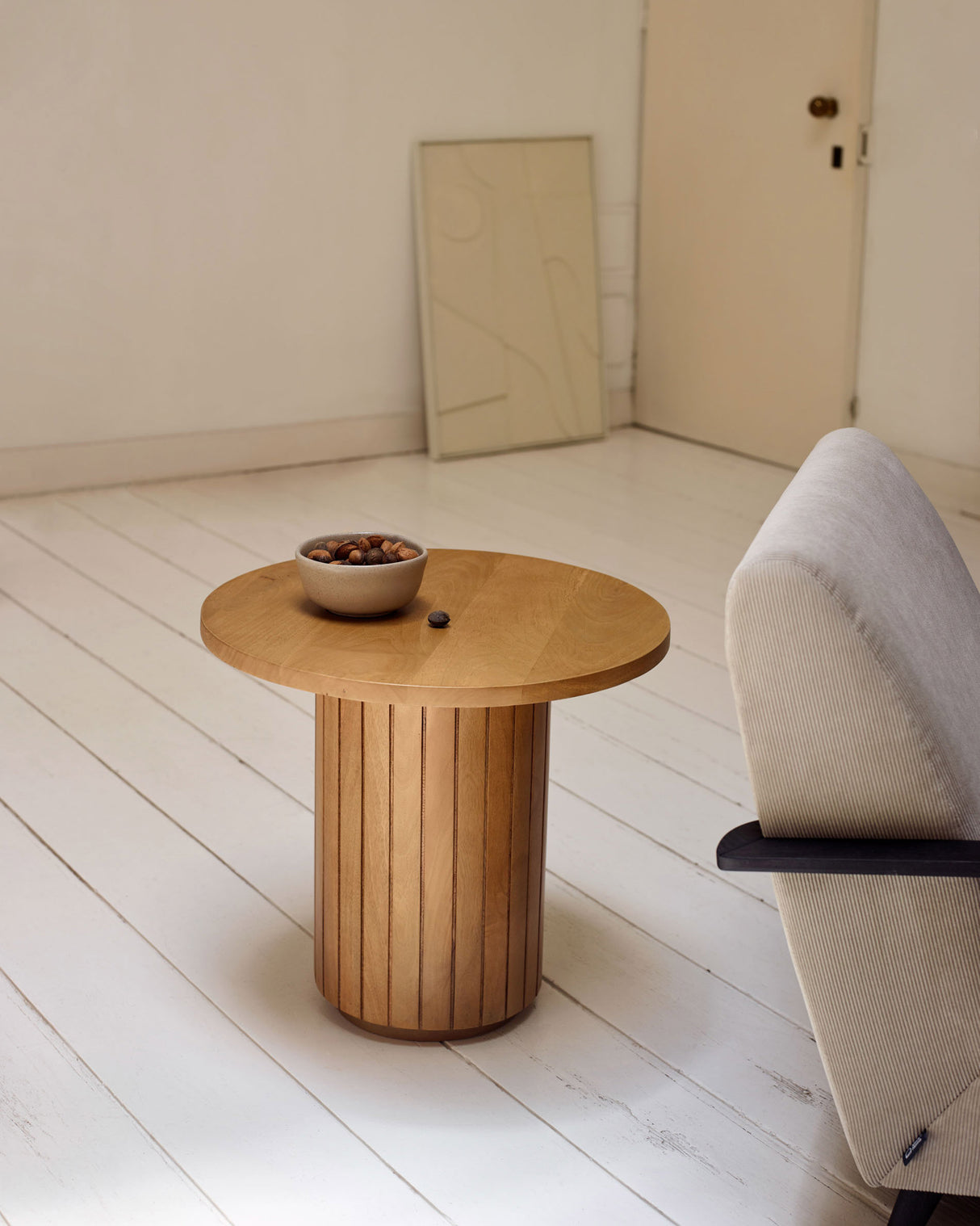 Licia runder Beistelltisch aus massivem Mangoholz Ø 60 cm - ZEN ZONE Furniture