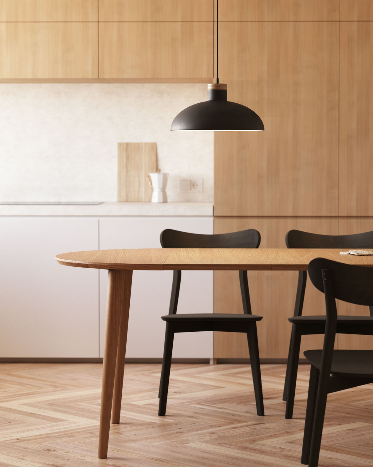 Gotram Hängelampe, schwarz - ZEN ZONE Furniture