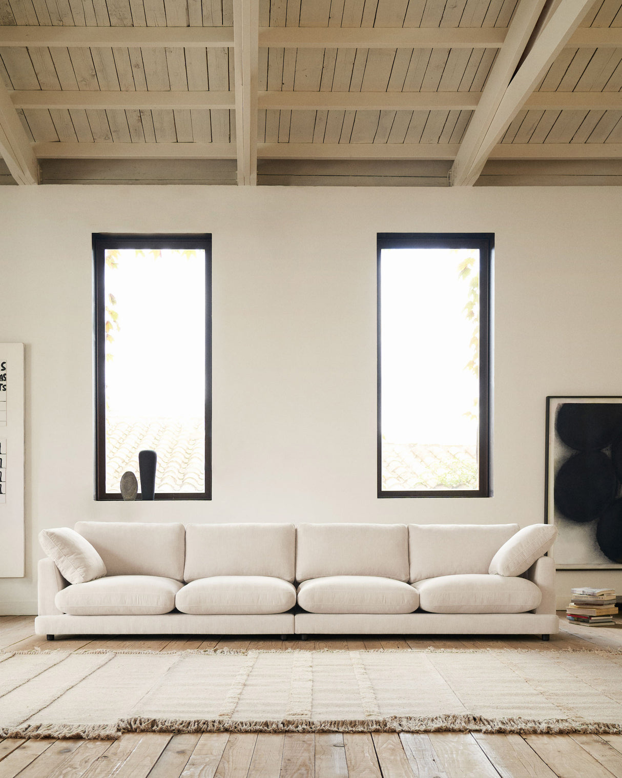 Gala 6-Sitzer-Sofa beige 390 cm - ZEN ZONE Furniture