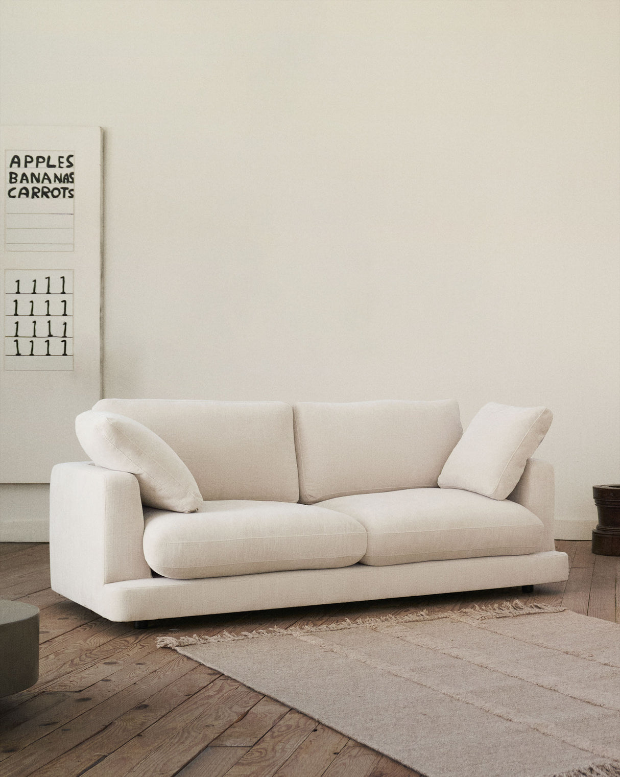 Gala 3-Sitzer Sofa beige 210 cm - ZEN ZONE Furniture