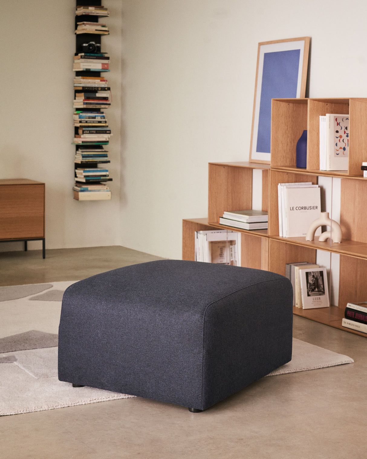 Neom Poufmodul in Blau 75 x 64 cm - ZEN ZONE Furniture