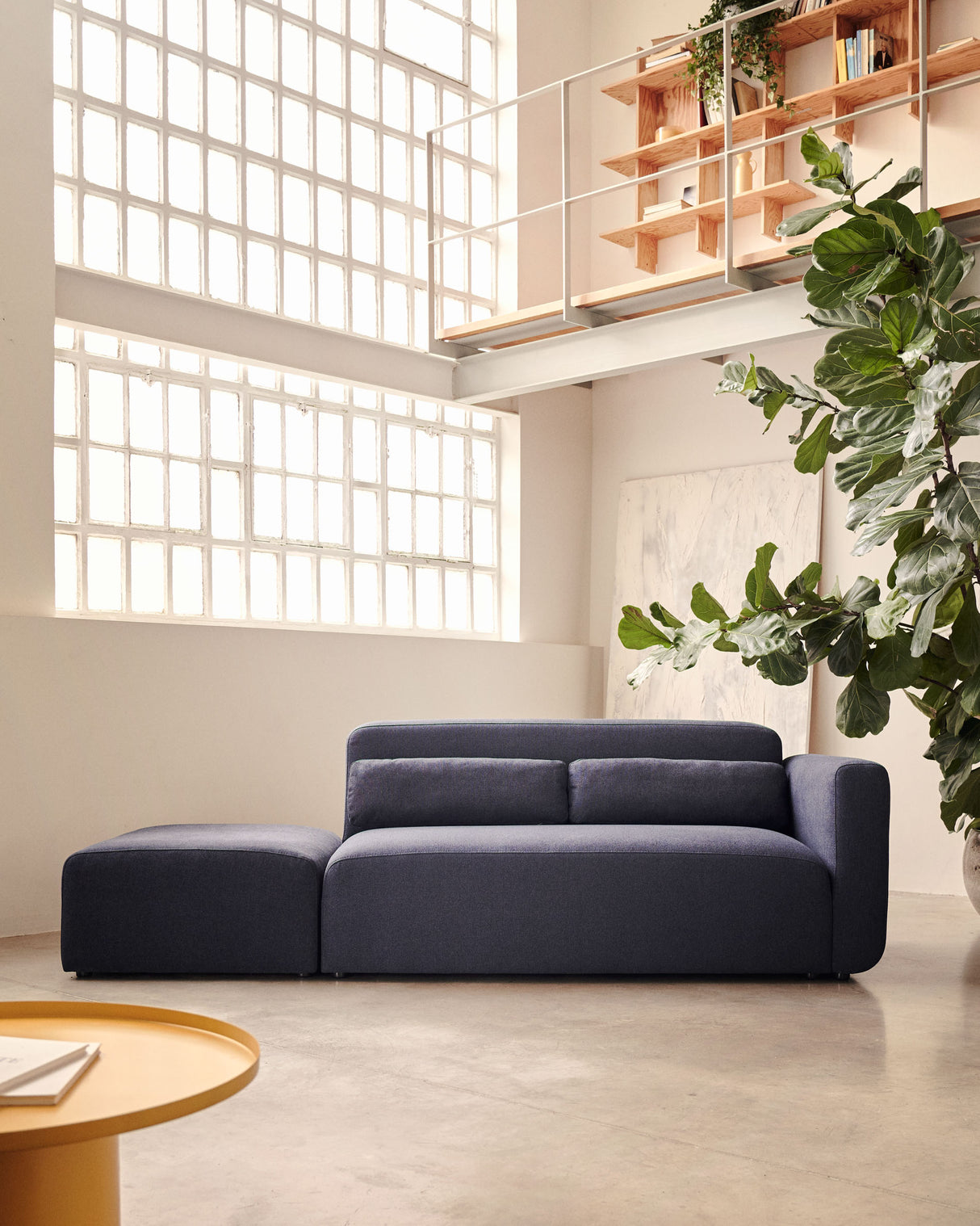 Neom modulares 2-Sitzer-Sofa mit Randmodul Blau 244 cm - ZEN ZONE Furniture