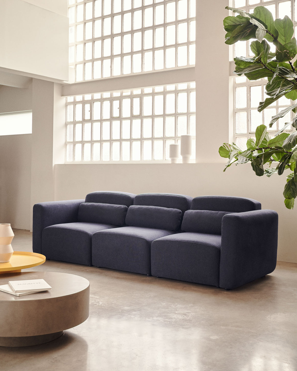 Neom modulares 3-Sitzer-Sofa in Blau 263 cm - ZEN ZONE Furniture