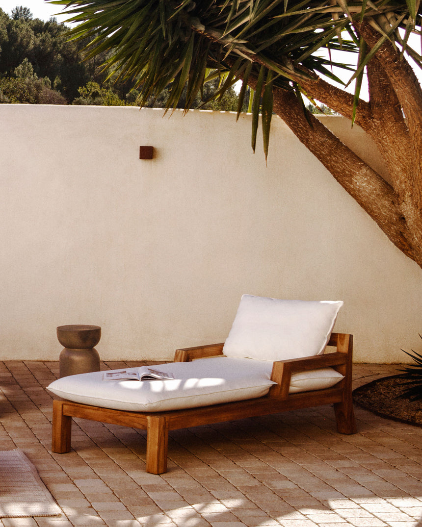 Forcanera Liegestuhl aus massivem Teakholz - ZEN ZONE Furniture