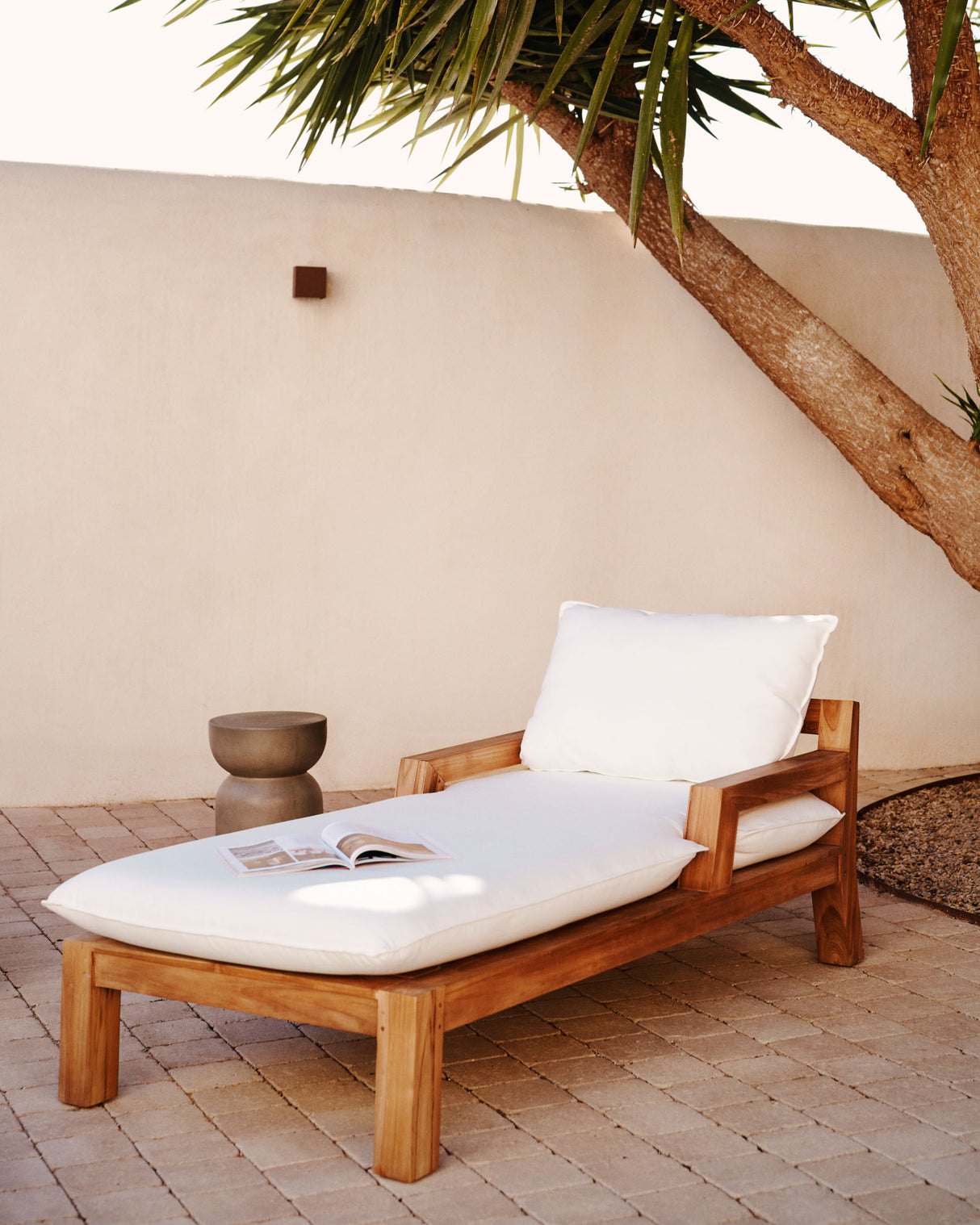 Forcanera Liegestuhl aus massivem Teakholz - ZEN ZONE Furniture