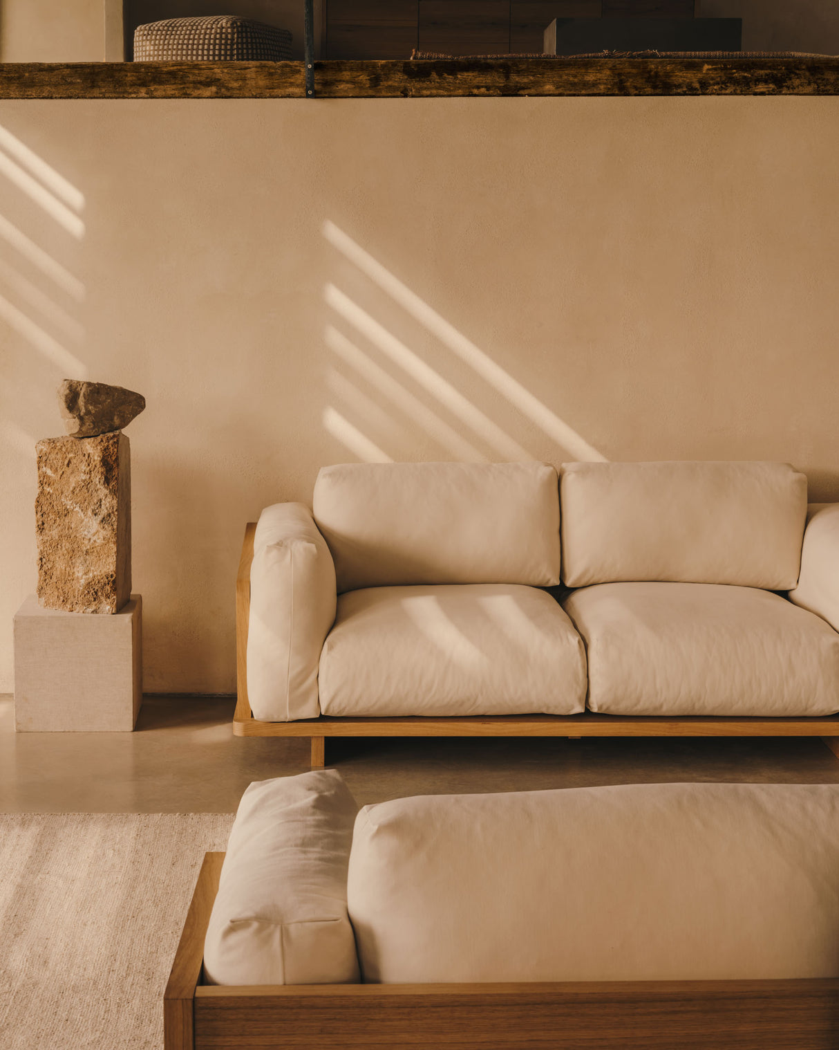 Oaq 3-Sitzer-Sofa beige 225 cm - ZEN ZONE Furniture