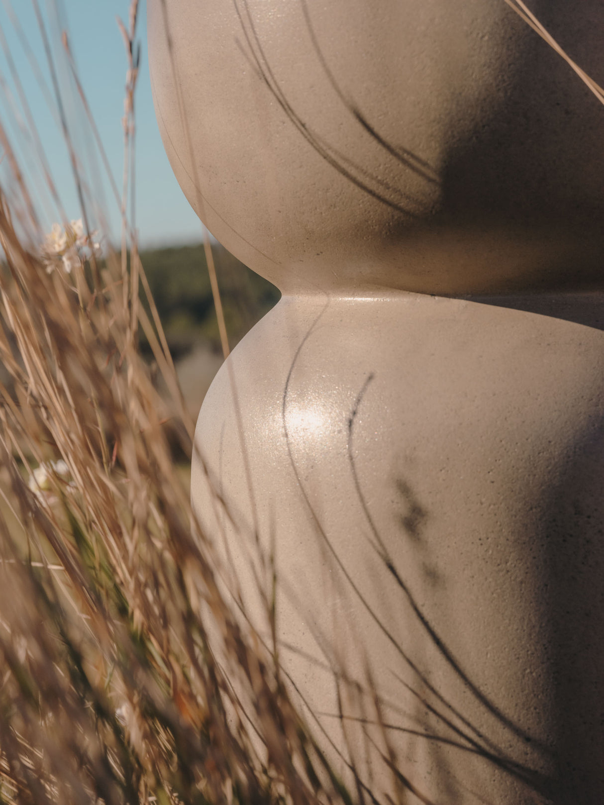 Garbet runder Beistelltisch aus Zement Ø 32 cm - ZEN ZONE Furniture