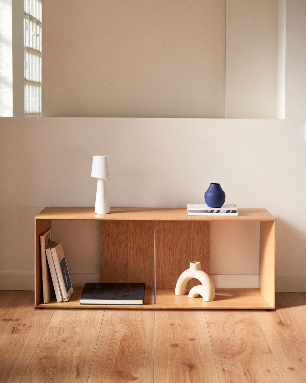 Litto großes Regalmodul aus Eichenfurnier 101 x 38 cm - ZEN ZONE Furniture