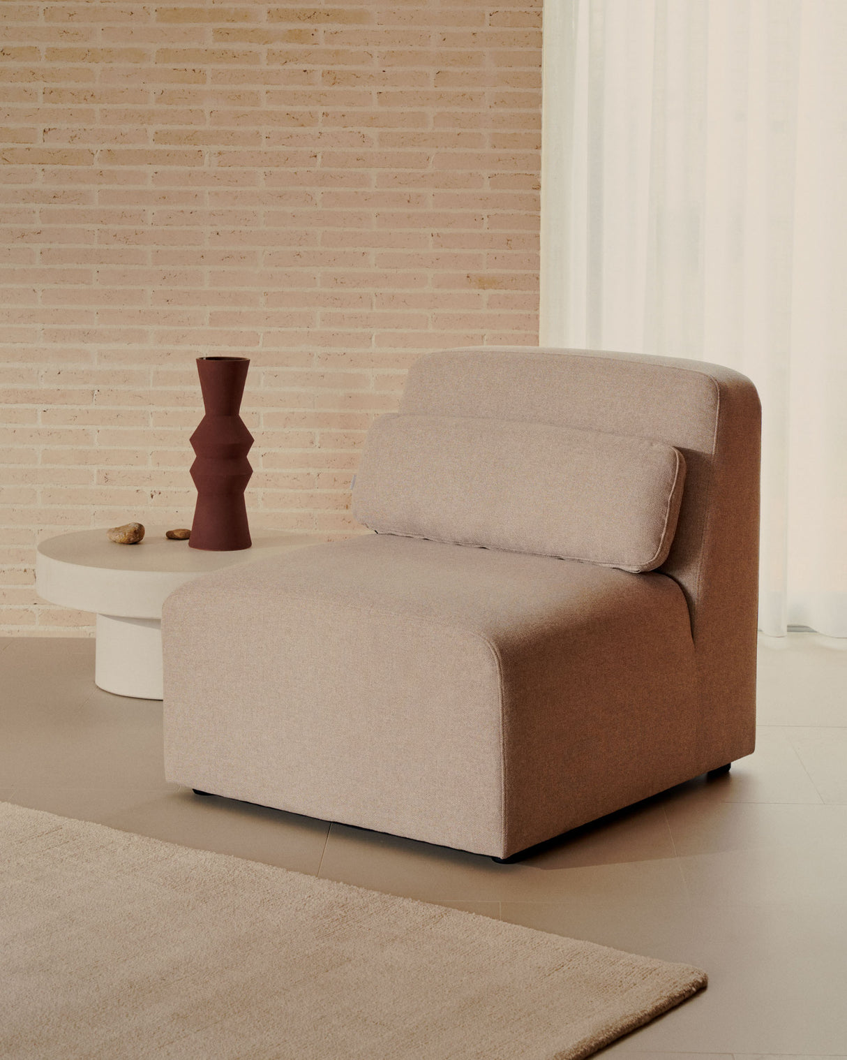 Neom Kissen in Beige 24 x 72 cm - ZEN ZONE Furniture