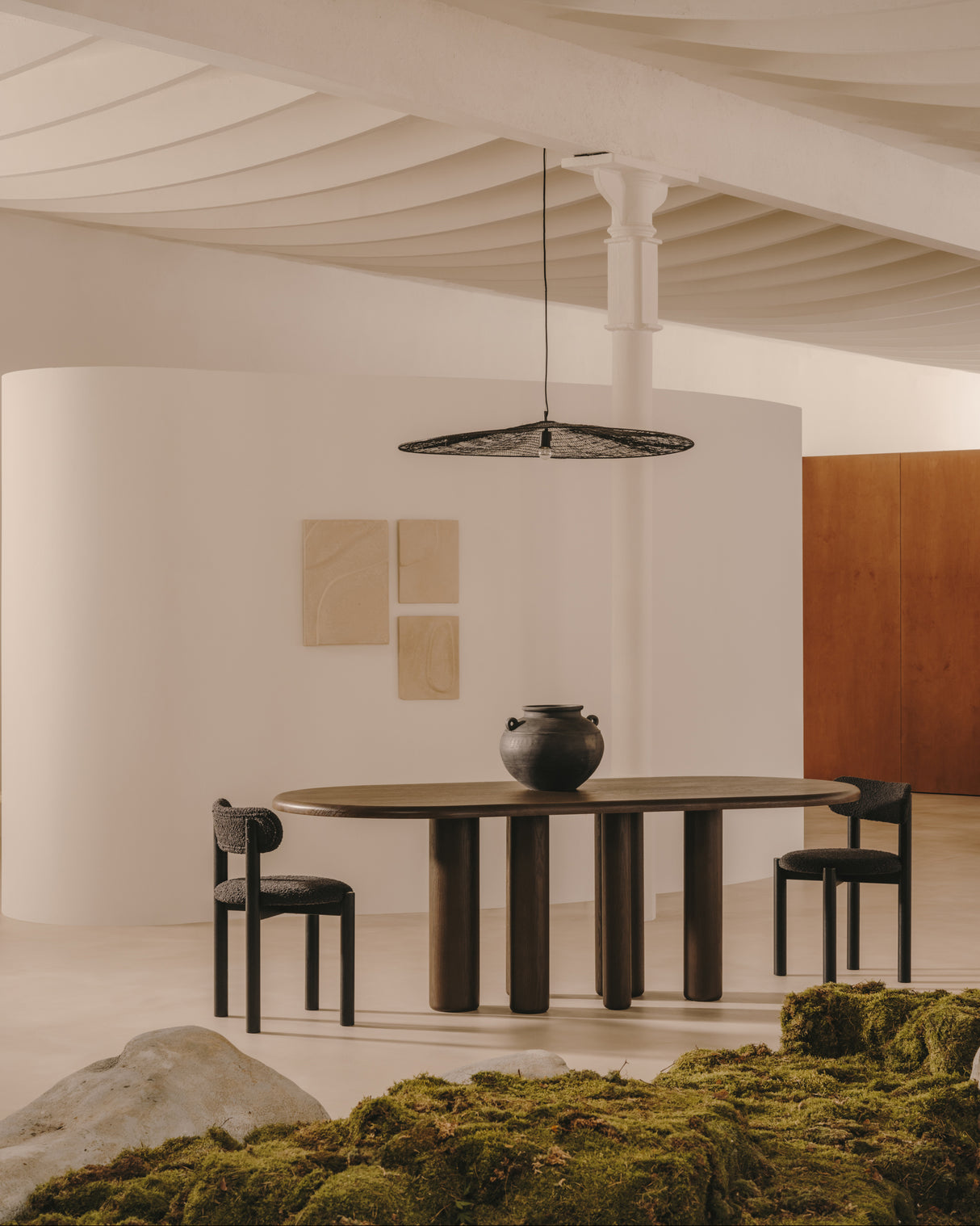 Deckenleuchte Makai aus Metall mit schwarzem Finish Ø 100 cm - ZEN ZONE Furniture