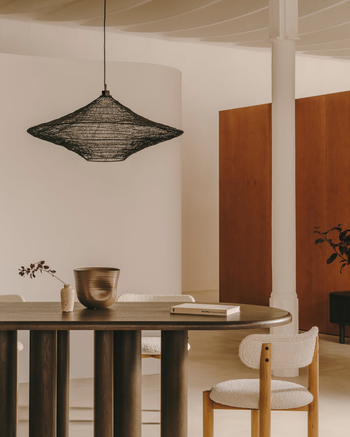 Deckenleuchte Makai aus Metall mit schwarzem Finish Ø 87 cm - ZEN ZONE Furniture