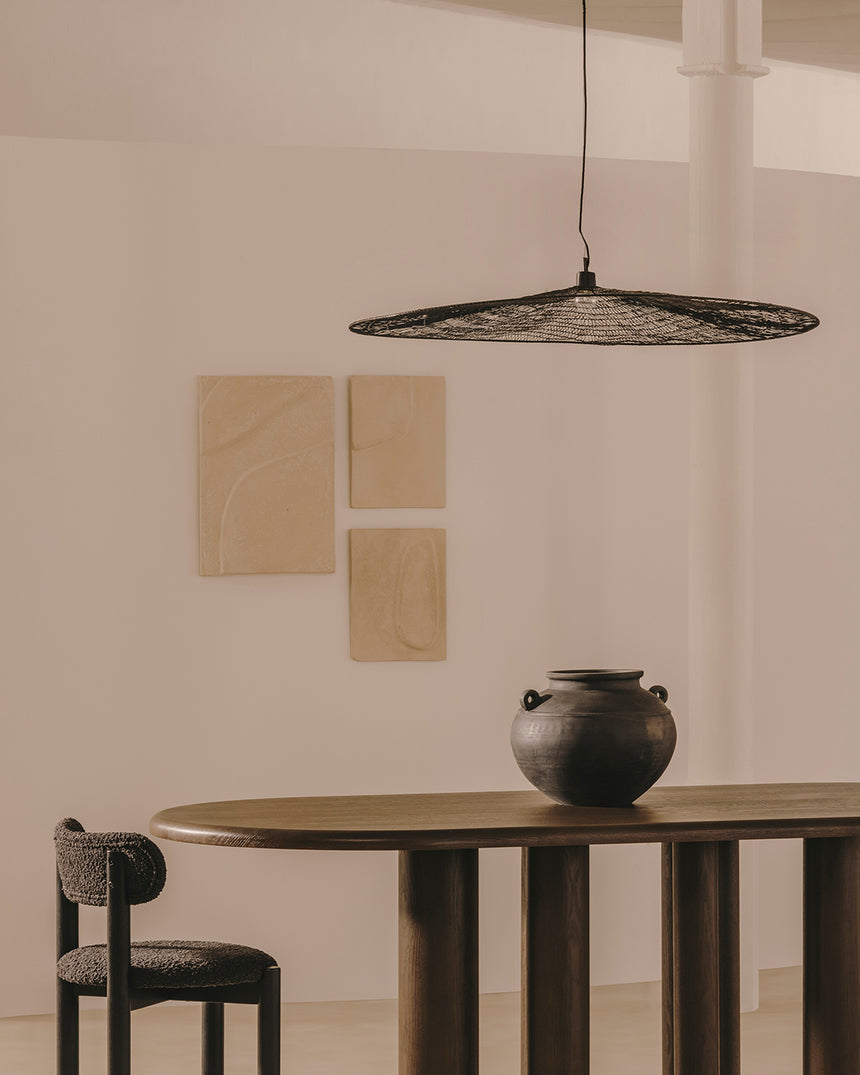 Deckenleuchte Makai aus Metall mit schwarzem Finish Ø 100 cm - ZEN ZONE Furniture