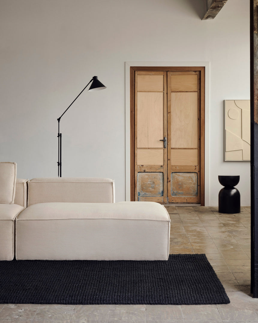Rachell Beistelltisch aus Metall mit mattschwarzem Finish Ø 30,5 cm - ZEN ZONE Furniture