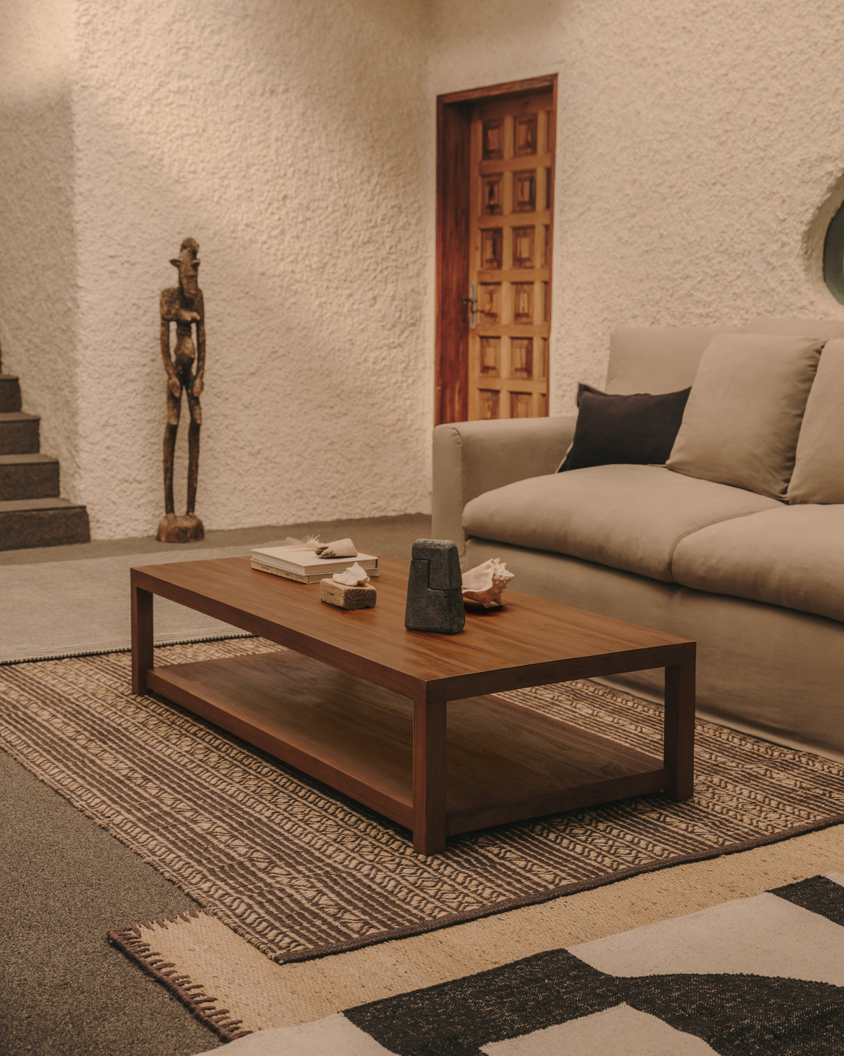 Sashi Couchtisch aus massivem Teakholz 150 x 70 cm - ZEN ZONE Furniture