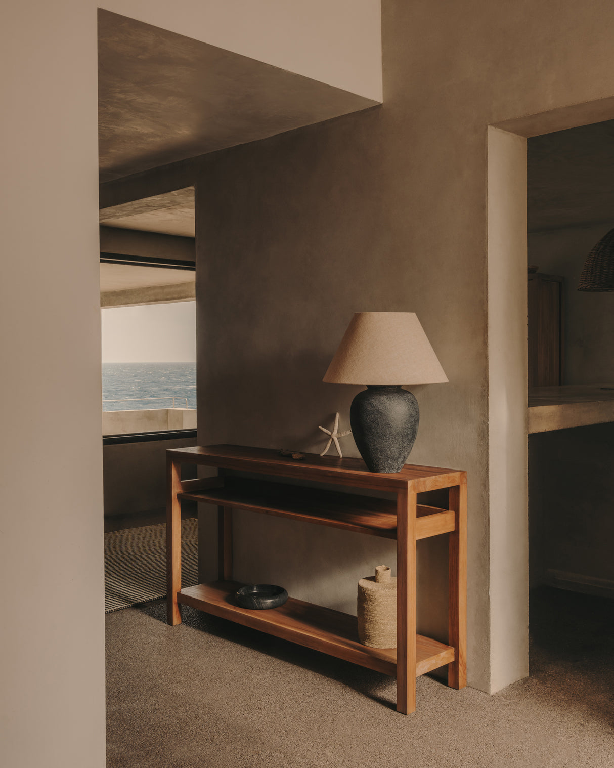 Sashi Konsole aus massivem Teakholz 140 x 80 cm - ZEN ZONE Furniture