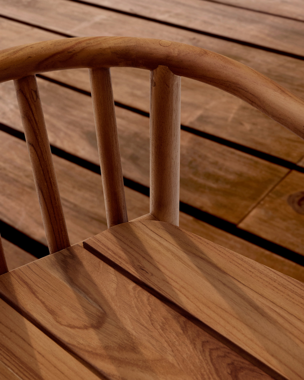 Outdoor-Hocker Turqueta aus massivem Teakholz FSC 100%, Höhe 65 cm - ZEN ZONE Furniture