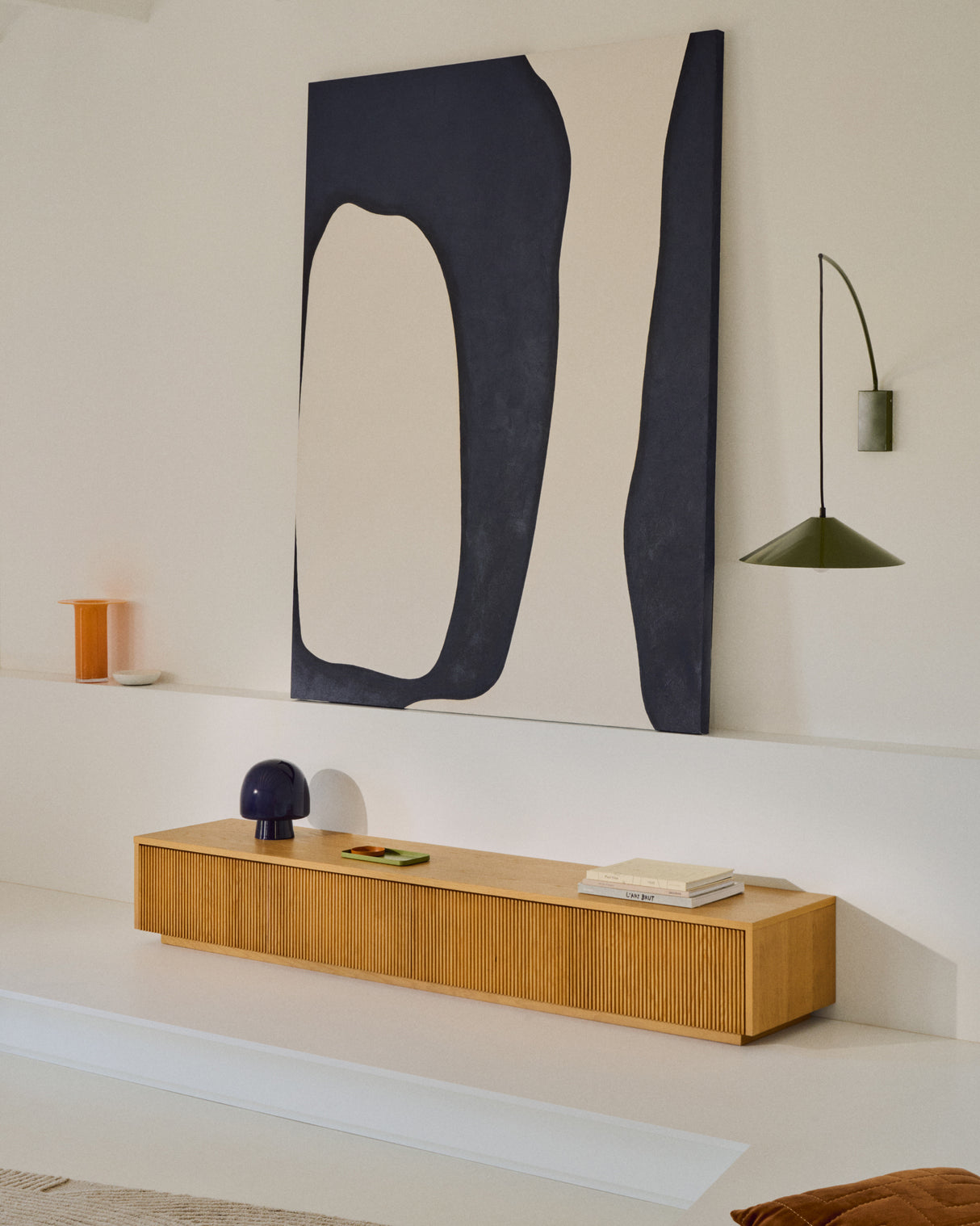 Tischleuchte Reig aus blauem Glas - ZEN ZONE Furniture