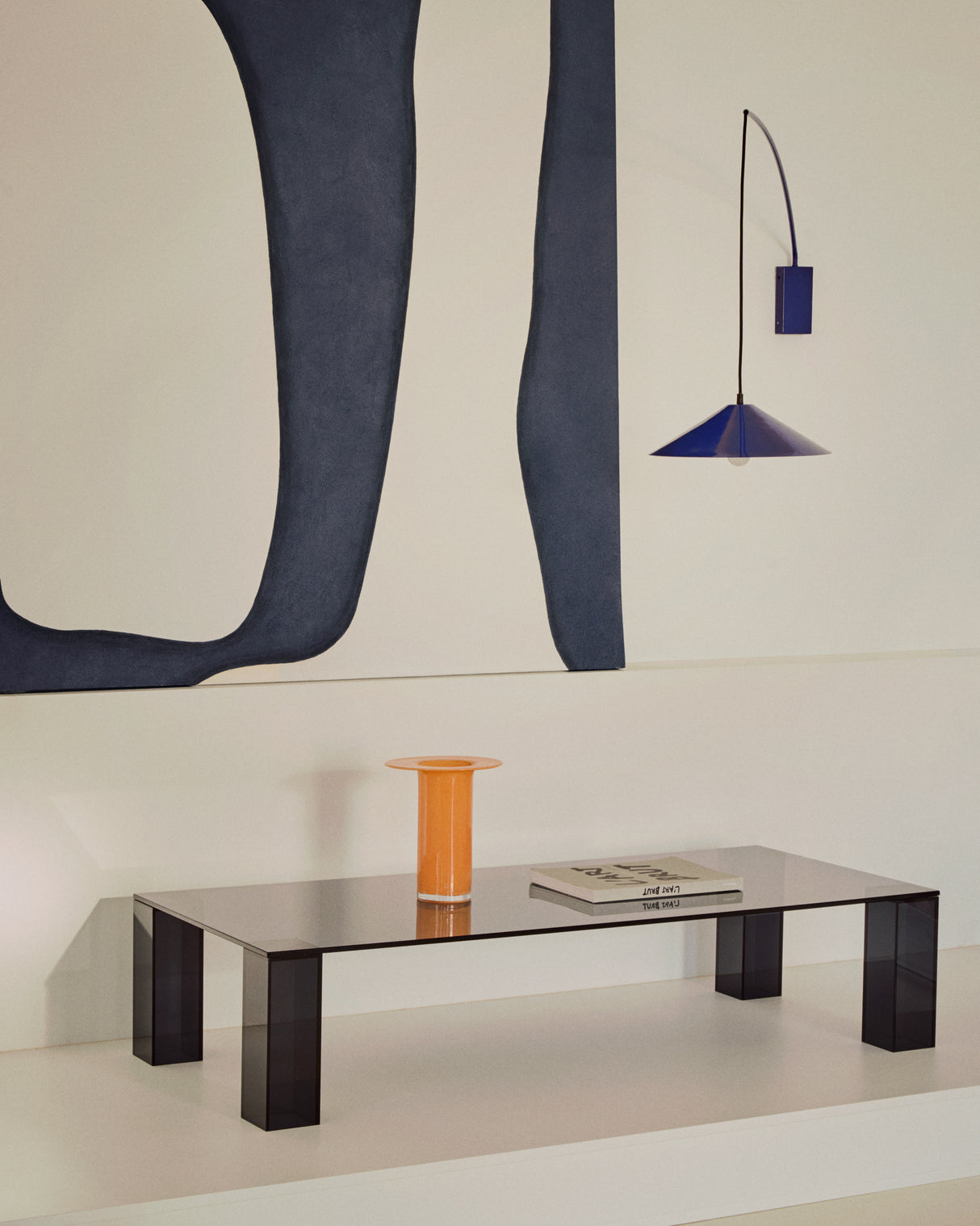 Wandleuchte Kally aus Metall mit blau lackiertem Finish - ZEN ZONE Furniture