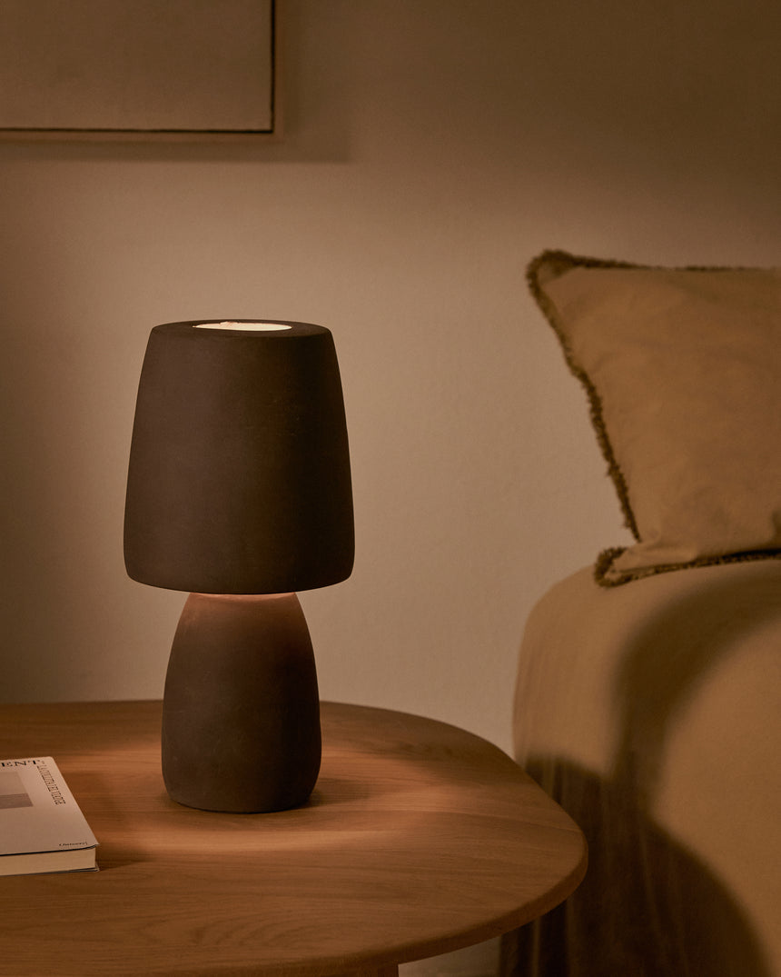 Tischleuchte Tandy aus Terrakotta braun. - ZEN ZONE Furniture
