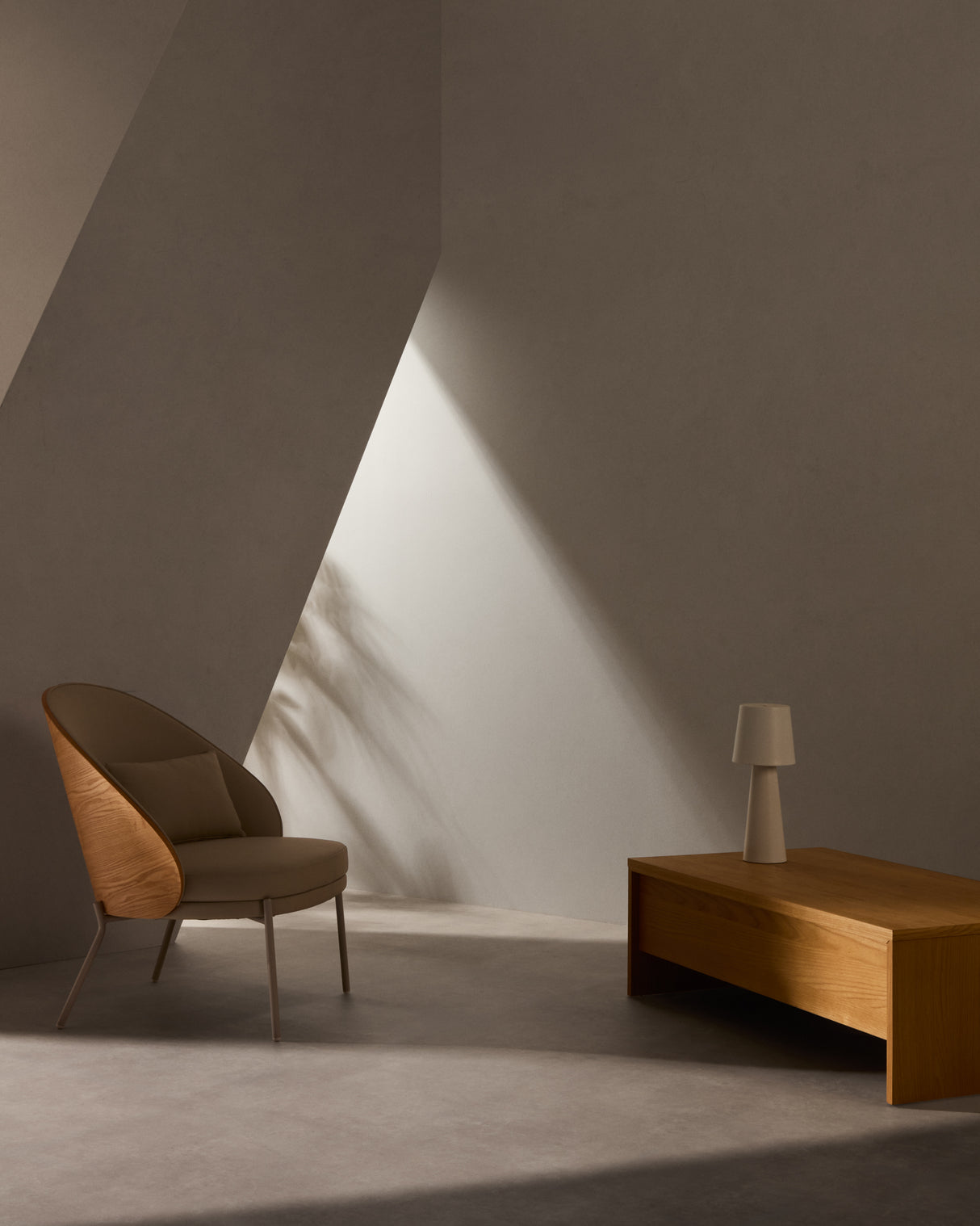 Arenys Outdoor Tischlampe klein aus Metall mit grauem Lackfinish - ZEN ZONE Furniture