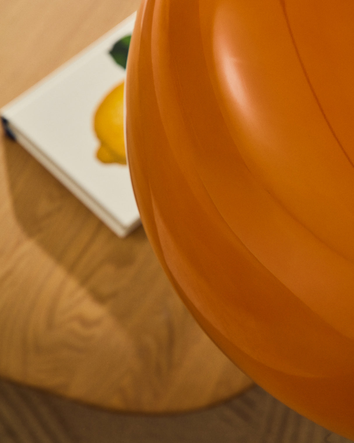 Deckenleuchte Reig aus orangefarbenem Glas Ø 38 cm - ZEN ZONE Furniture