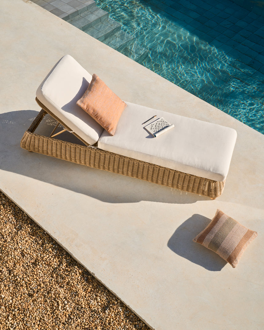 Sonnenliege Meria aus synthetischem Rattan - ZEN ZONE Furniture