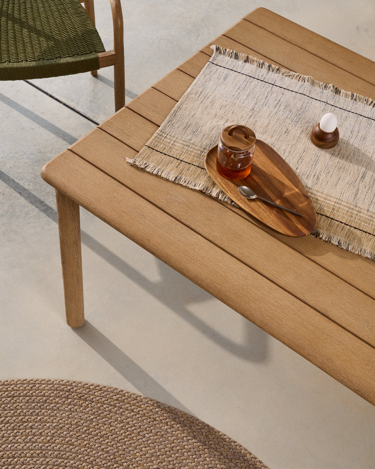 Tisch Sori aus massivem Akazienholz, 200 x 100 cm, FSC 100 % - ZEN ZONE Furniture