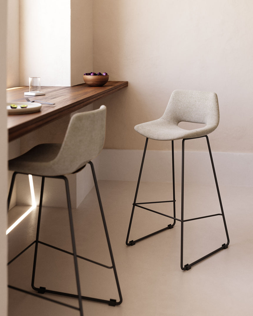 Zahara Hocker Beige 65cm - ZEN ZONE Furniture