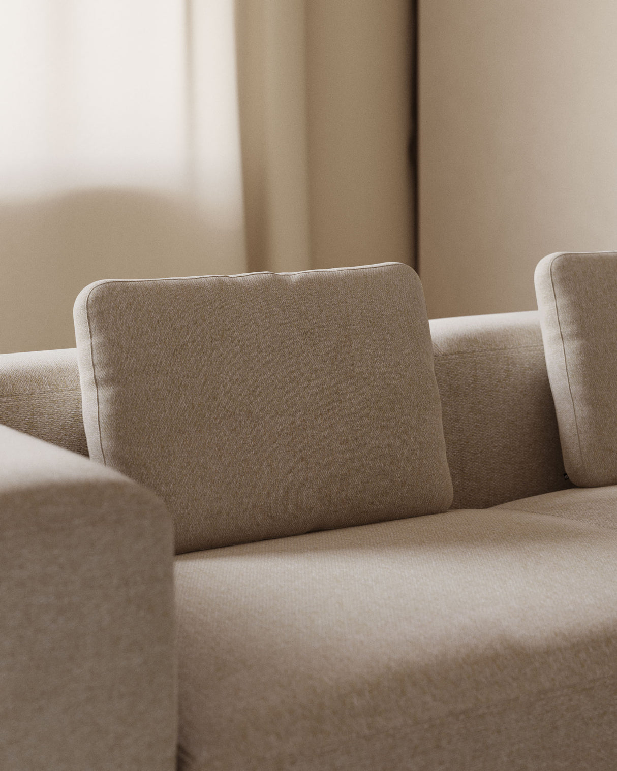 Blok Kissen 40 x 60 cm beige - ZEN ZONE Furniture