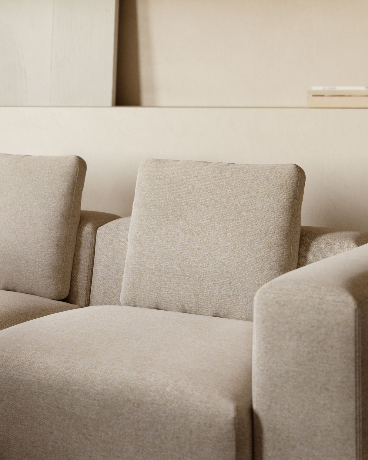 Blok Kissen 50 x 60 cm beige - ZEN ZONE Furniture