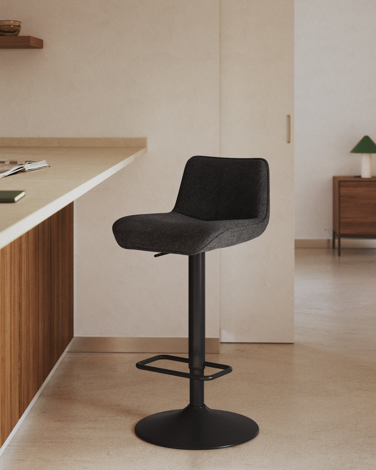 Zenda Hocker Schwarz - ZEN ZONE Furniture