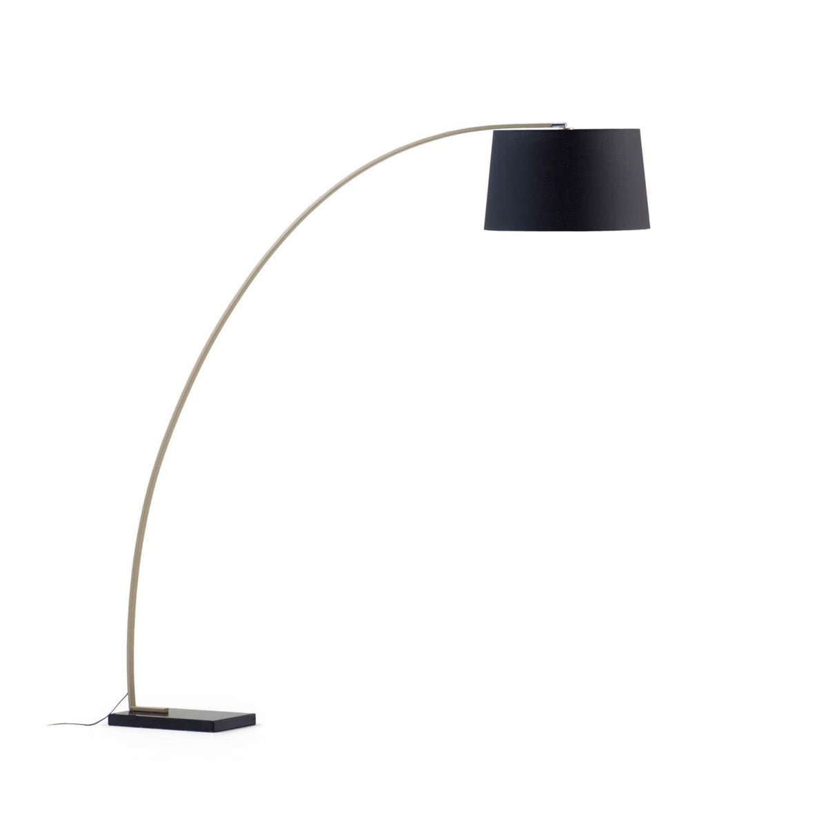 Stehlampe Juhe aus goldenem Metall und schwarzem Marmor - ZEN ZONE Furniture