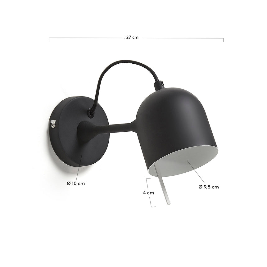 Lucilla Wandleuchte, schwarz - ZEN ZONE Furniture