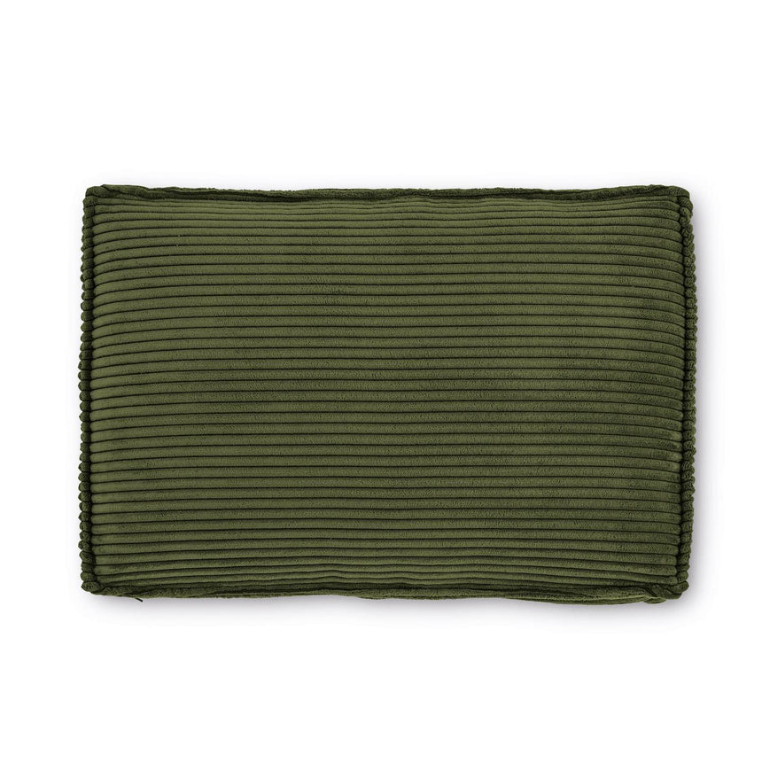 Blok Kissen breiter Cord grün 40 x 60 cm - ZEN ZONE Furniture