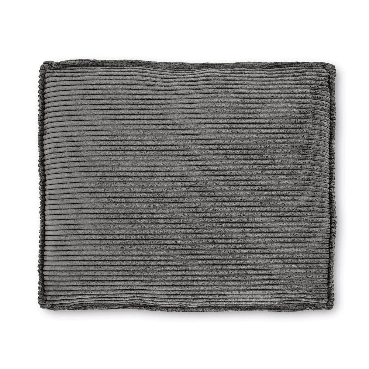 Blok Kissen breiter Cord grau 50 x 60 cm - ZEN ZONE Furniture