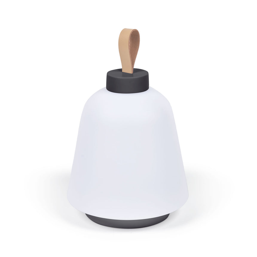 Tischlampe Udiya aus Polyethylen und Metall mit schwarzem Finish - ZEN ZONE Furniture