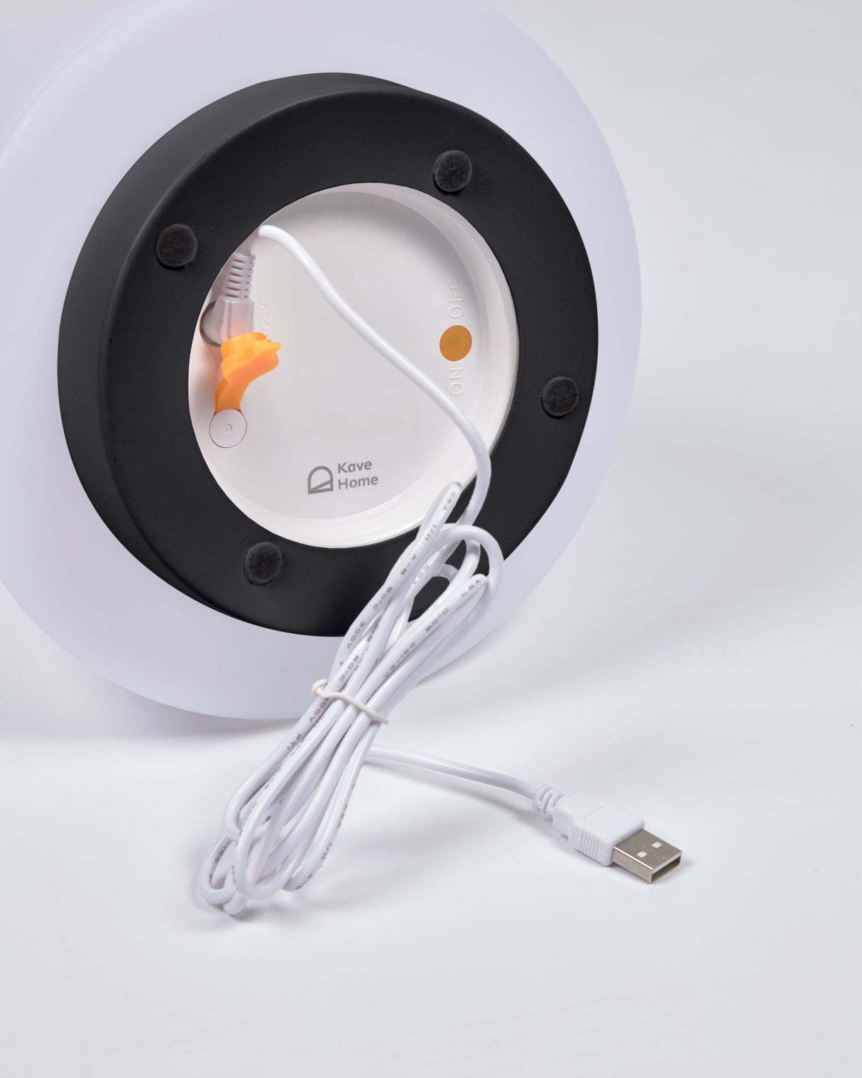 Tischlampe Udiya aus Polyethylen und Metall mit schwarzem Finish - ZEN ZONE Furniture