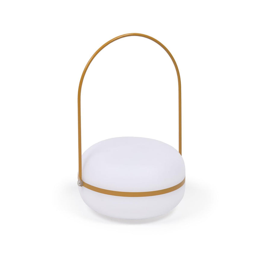 Tea Tischlampe aus Polyethylen und Metall mit senfgelbem Finish - ZEN ZONE Furniture