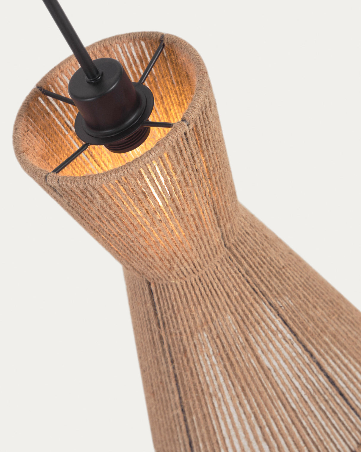 Crista Lampenschirm für Deckenlampe aus Jute natur Ø 24,5 cm - ZEN ZONE Furniture