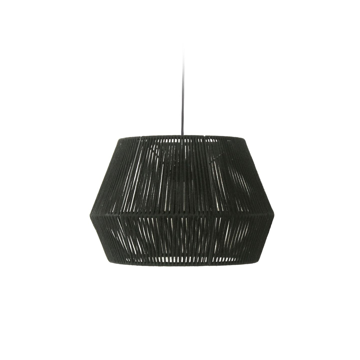 Cantia Lampenschirm für Deckenlampe aus Baumwolle schwarz Ø 36,5 cm - ZEN ZONE Furniture
