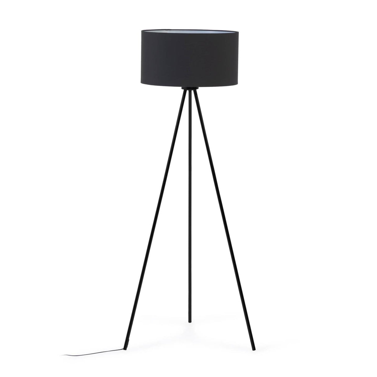 Ikia Stehlampe aus Metall schwarz - ZEN ZONE Furniture