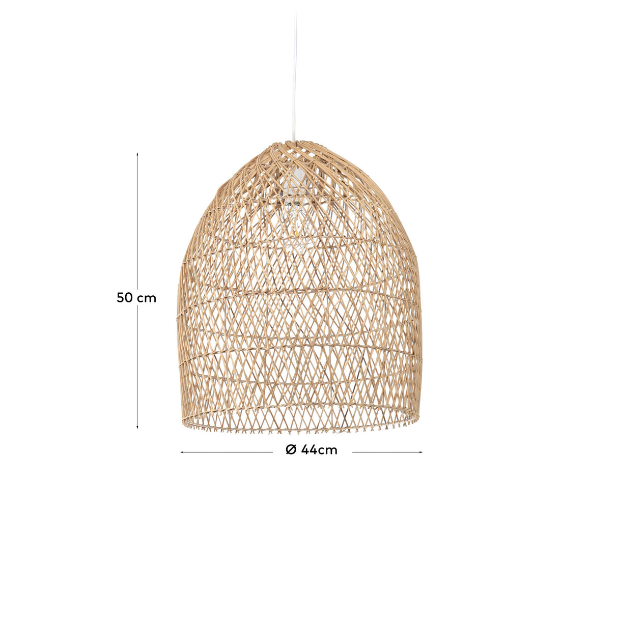 Lampenschirm für die Lampe Domitila Rattan mit natürlichem Finish Ø 44 cm - ZEN ZONE Furniture