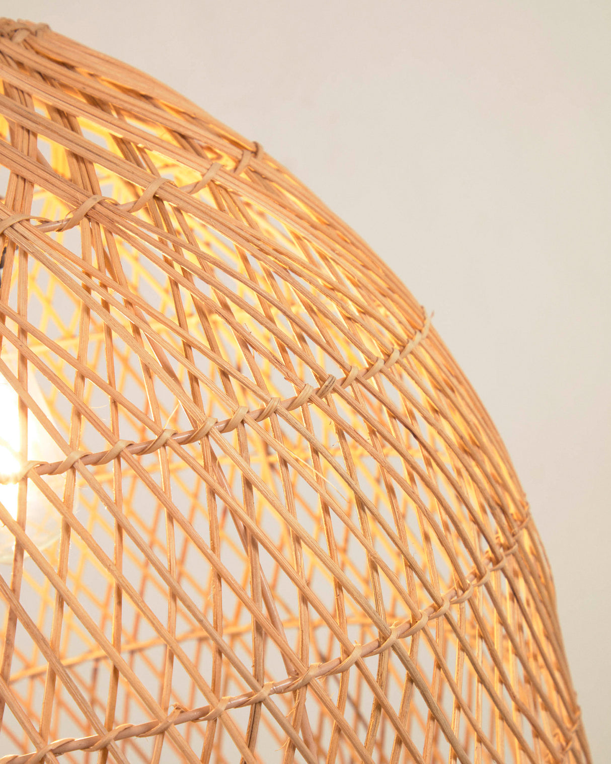 Lampenschirm für die Lampe Domitila Rattan mit natürlichem Finish Ø 44 cm - ZEN ZONE Furniture