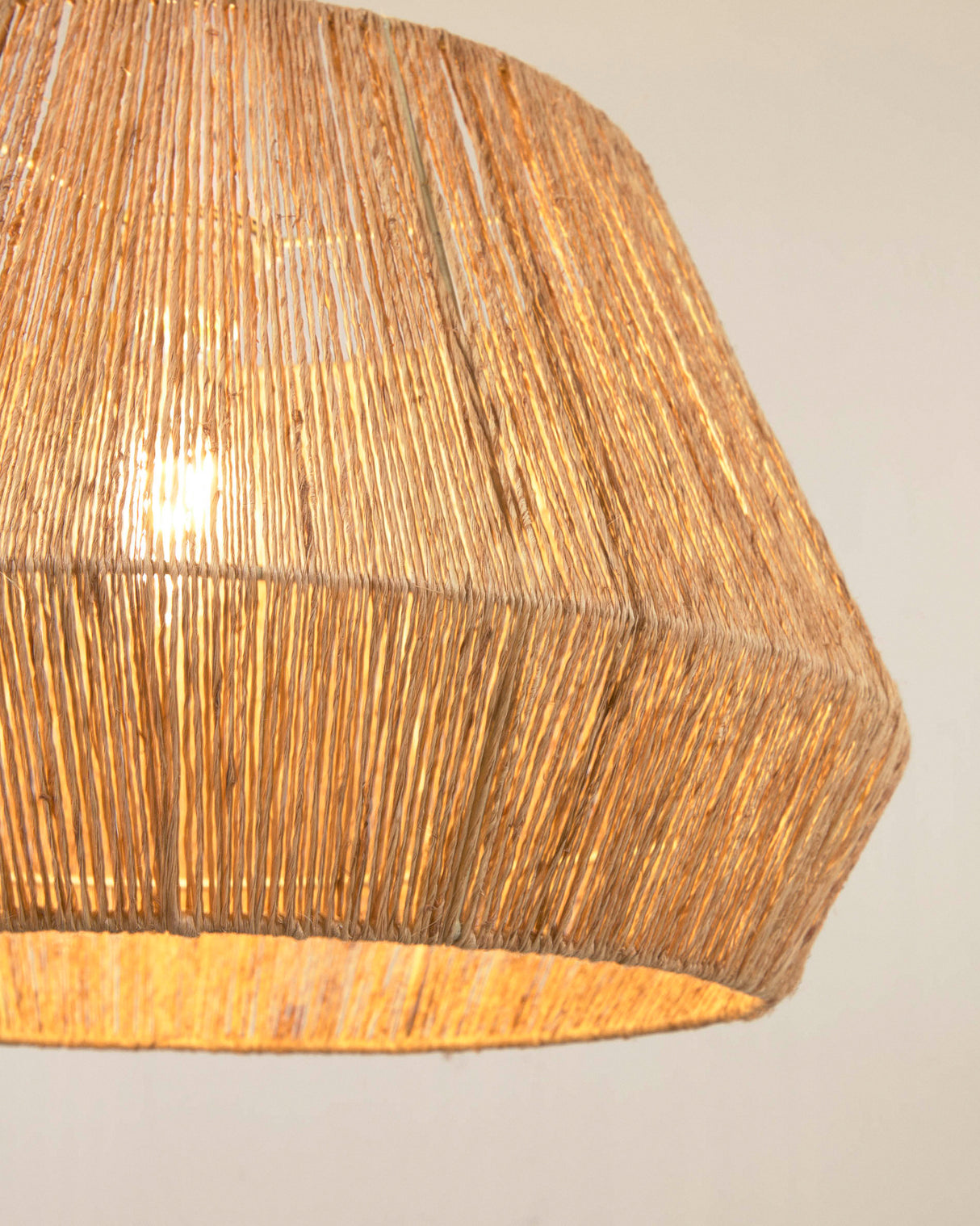 Lampenschirm für die Lampe Crismilda 100% Jute mit natürlichem Finish Ø 50 cm - ZEN ZONE Furniture