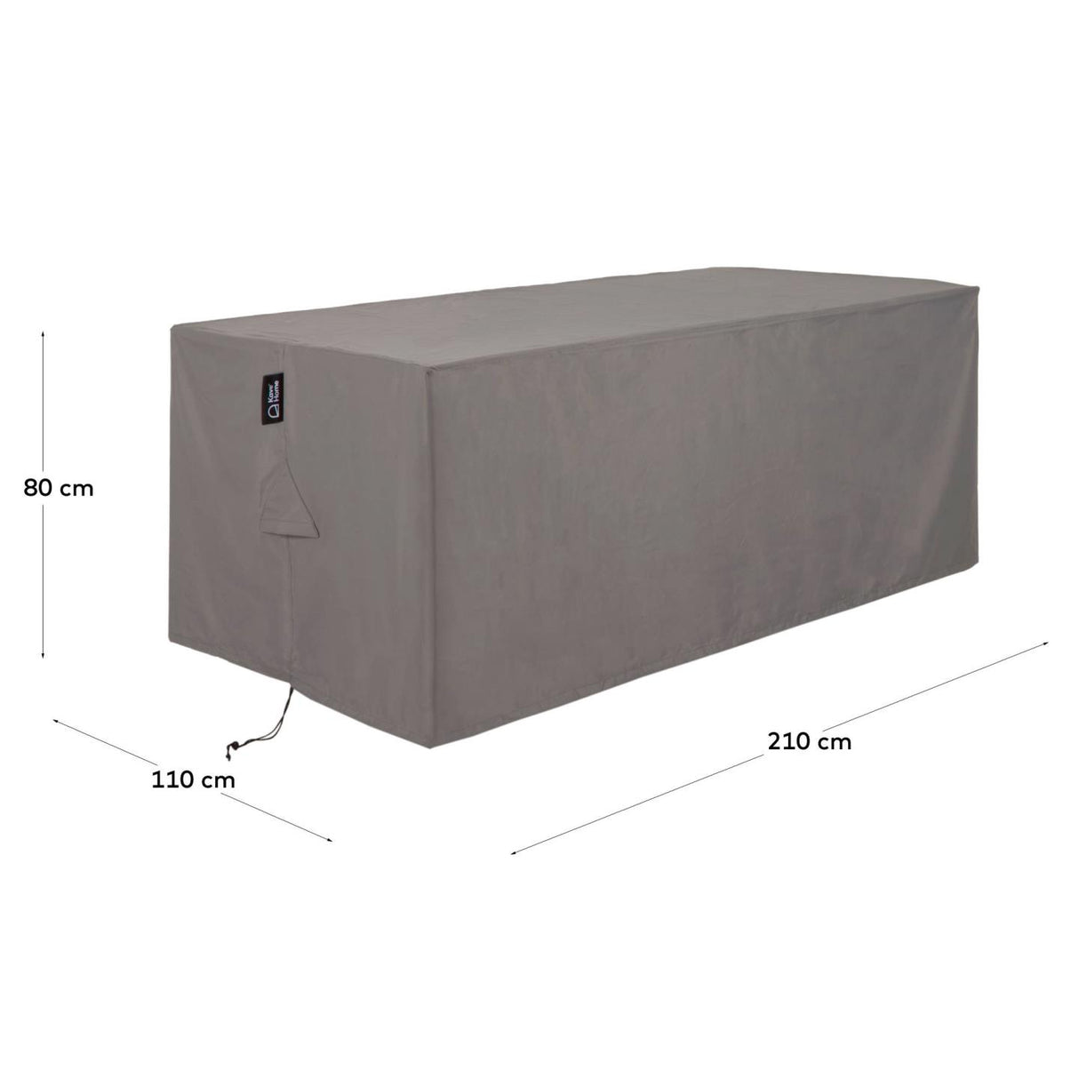 Iria Schutzhülle für großen rechteckigen Outdoor-Tisch max. 210 x 110 cm - ZEN ZONE Furniture