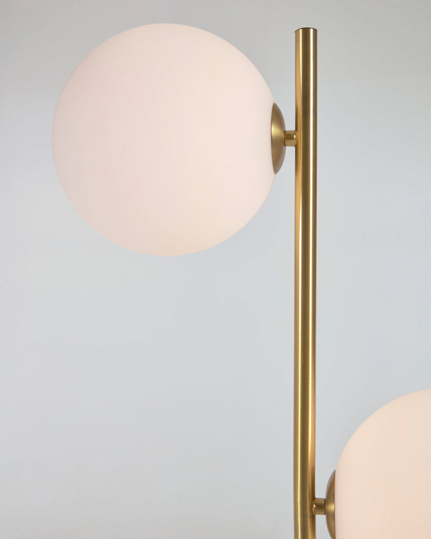 Lonela Stehlampe aus Marmor mit grünem Finish - ZEN ZONE Furniture