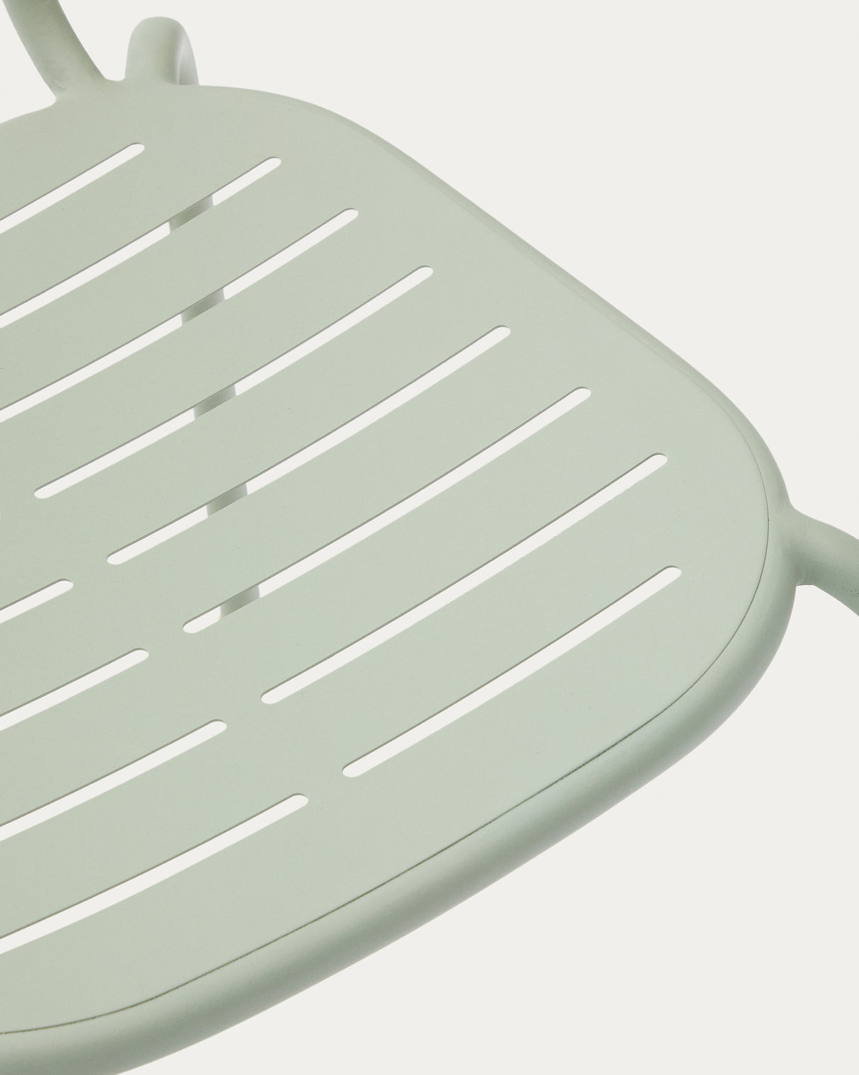 Stapelbarer Outdoor-Stuhl Brai aus verzinktem Stahl in Türkis - ZEN ZONE Furniture