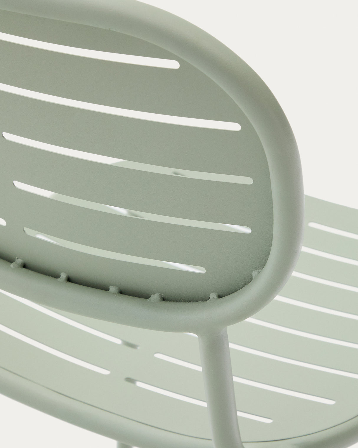 Stapelbarer Outdoor-Stuhl Brai aus verzinktem Stahl in Türkis - ZEN ZONE Furniture