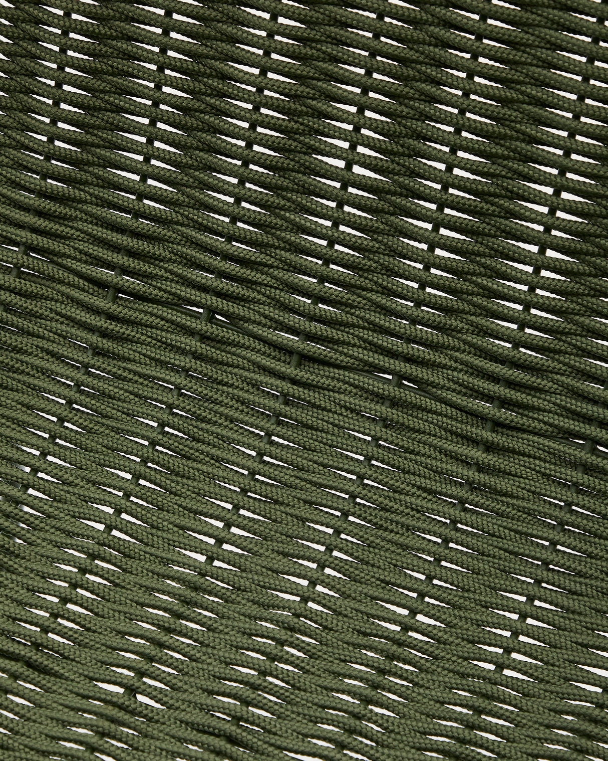 Stuhl Maurina aus grün verzinktem Stahl mit grünem Seil - ZEN ZONE Furniture