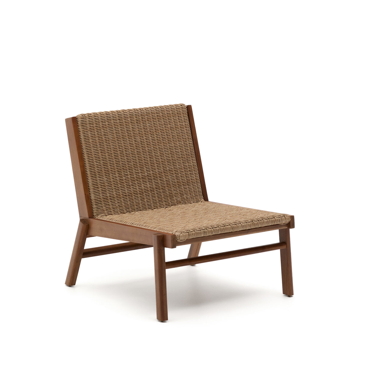 Sofa Itani aus massivem Teakholz und synthetischem Rattan FSC 100% - ZEN ZONE Furniture
